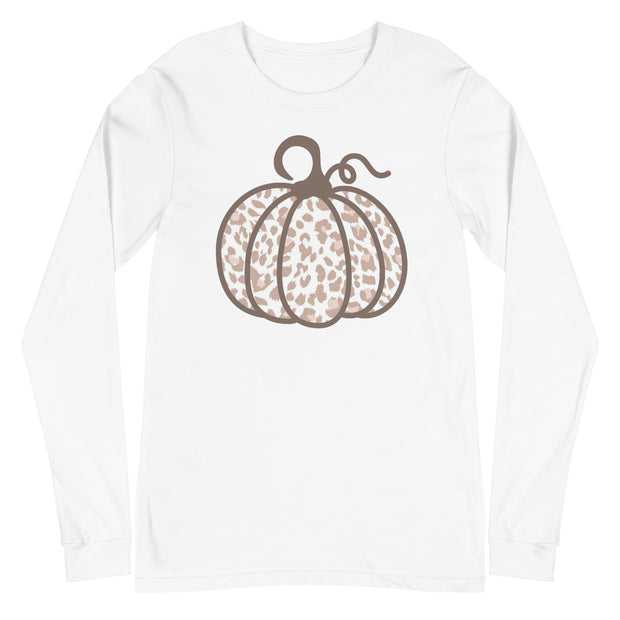 Leopard Pumpkin Tee - White