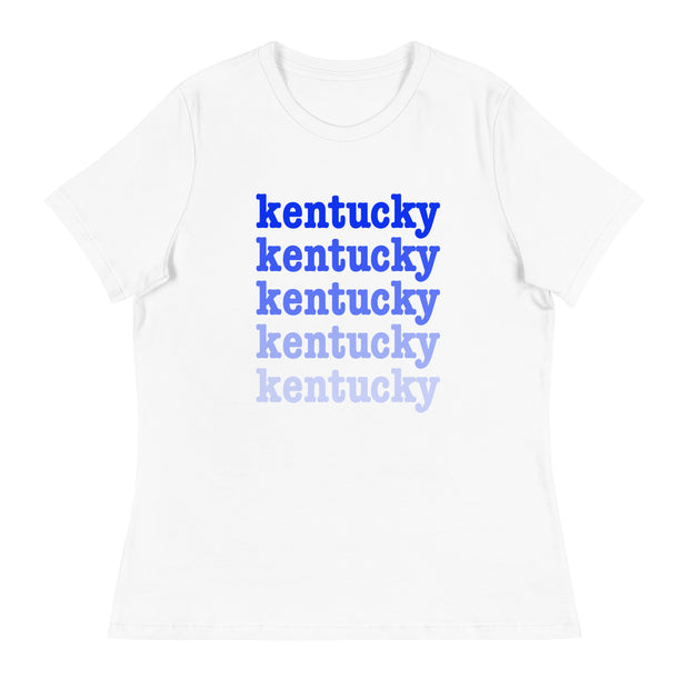 Kentucky Ombre Tee - White